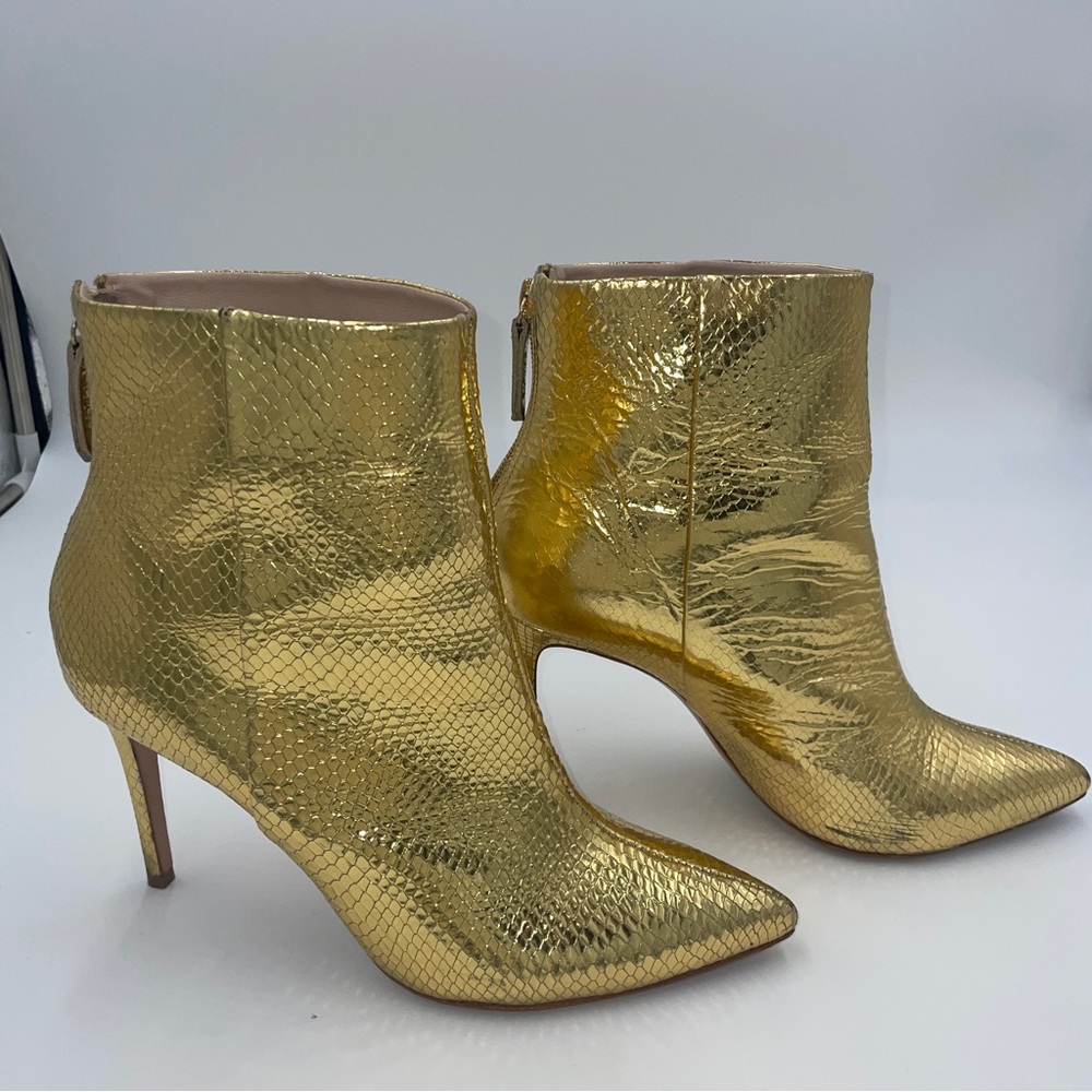 Schutz Gold Ginny Boot